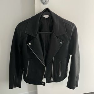 Topshop Faux Leather Jacket